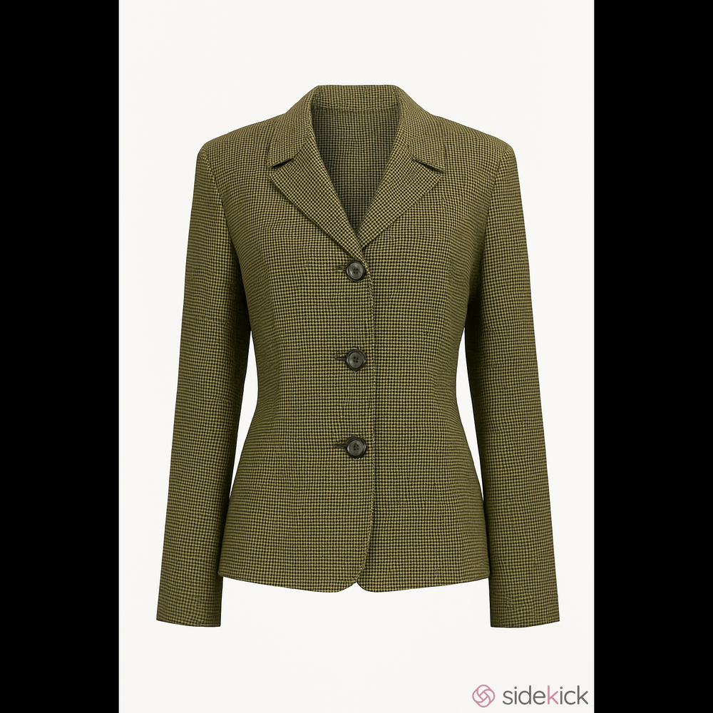 Jones Studio vintage women's green single breasted blazer size 12